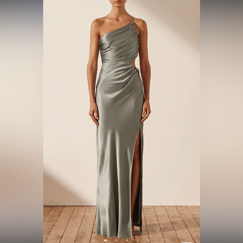 Shona Joy La Lune Asymmetrical Dress - Size 4